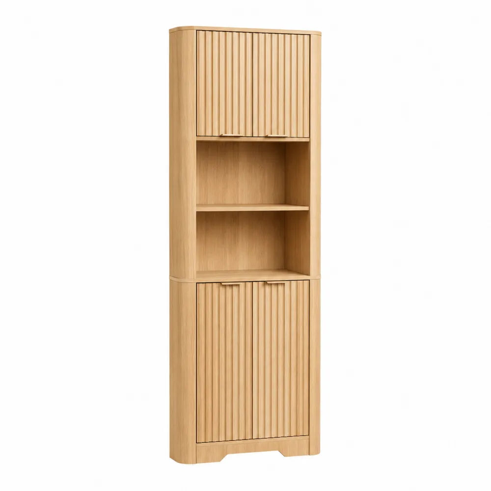 Estantería de MDF con chapa de madera 180x60x40 cm